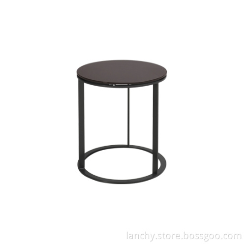Round Glass Coffee Table /End Table (TT-05B)